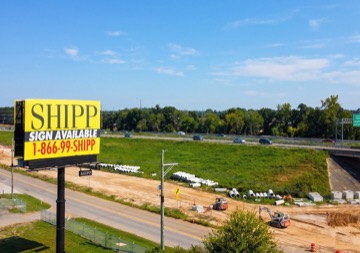 I30 @ Hampton Rd. W billboard